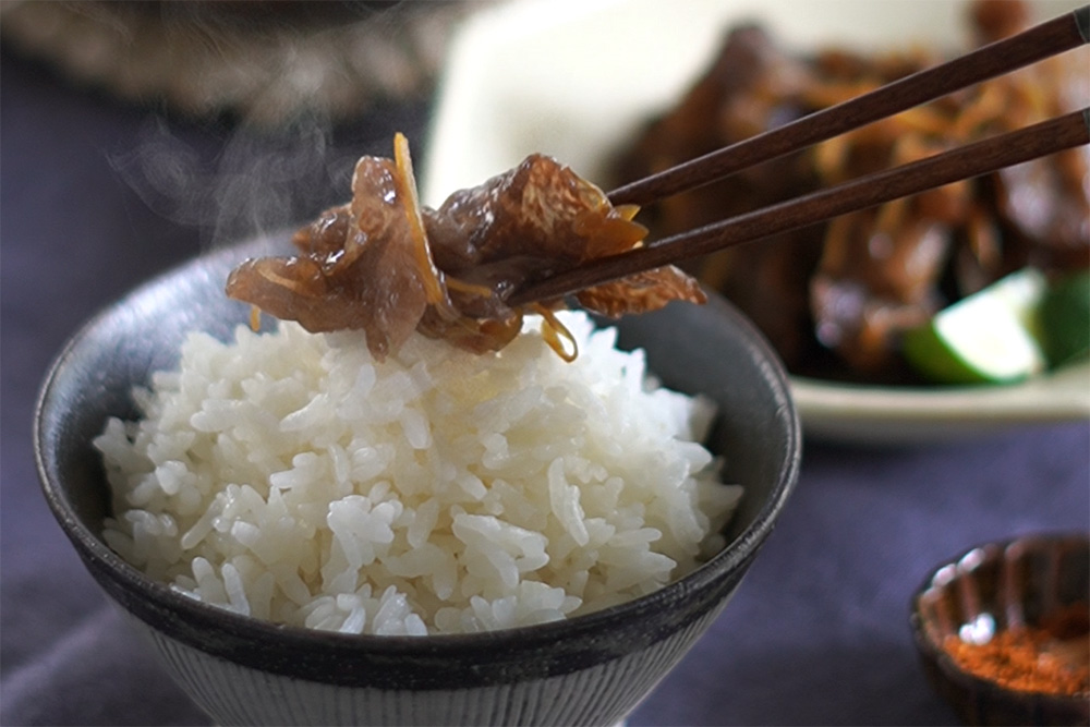 ご飯と一緒に